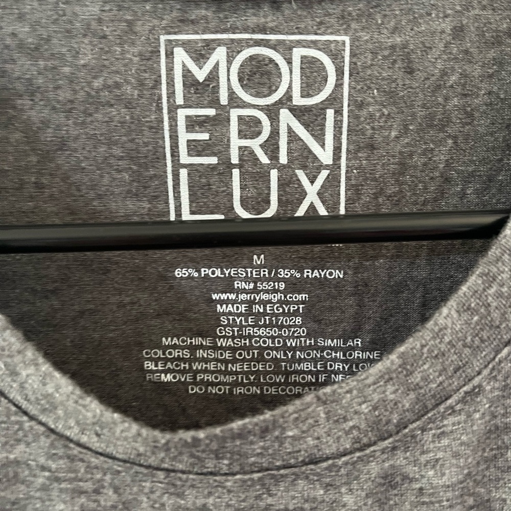 Modern Lux Gray Dog Mom Tee - Picture 2 of 3